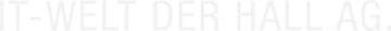 Slogan: IT-Welt der Hall.AG.
